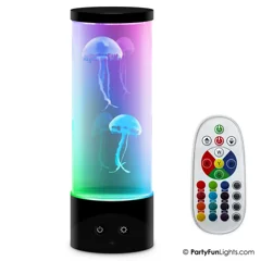 Party Fun Lights - Jellyfish Lamp with Remote Control - H: 30 cm (605403)