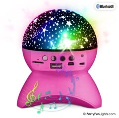 Party Fun Lights - Starry Sky Bluetooth Speaker - Pink (605606)