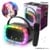 Party Fun Lights - Mini Karaoke Speaker with Wireless Microphone - (605607) thumbnail-3