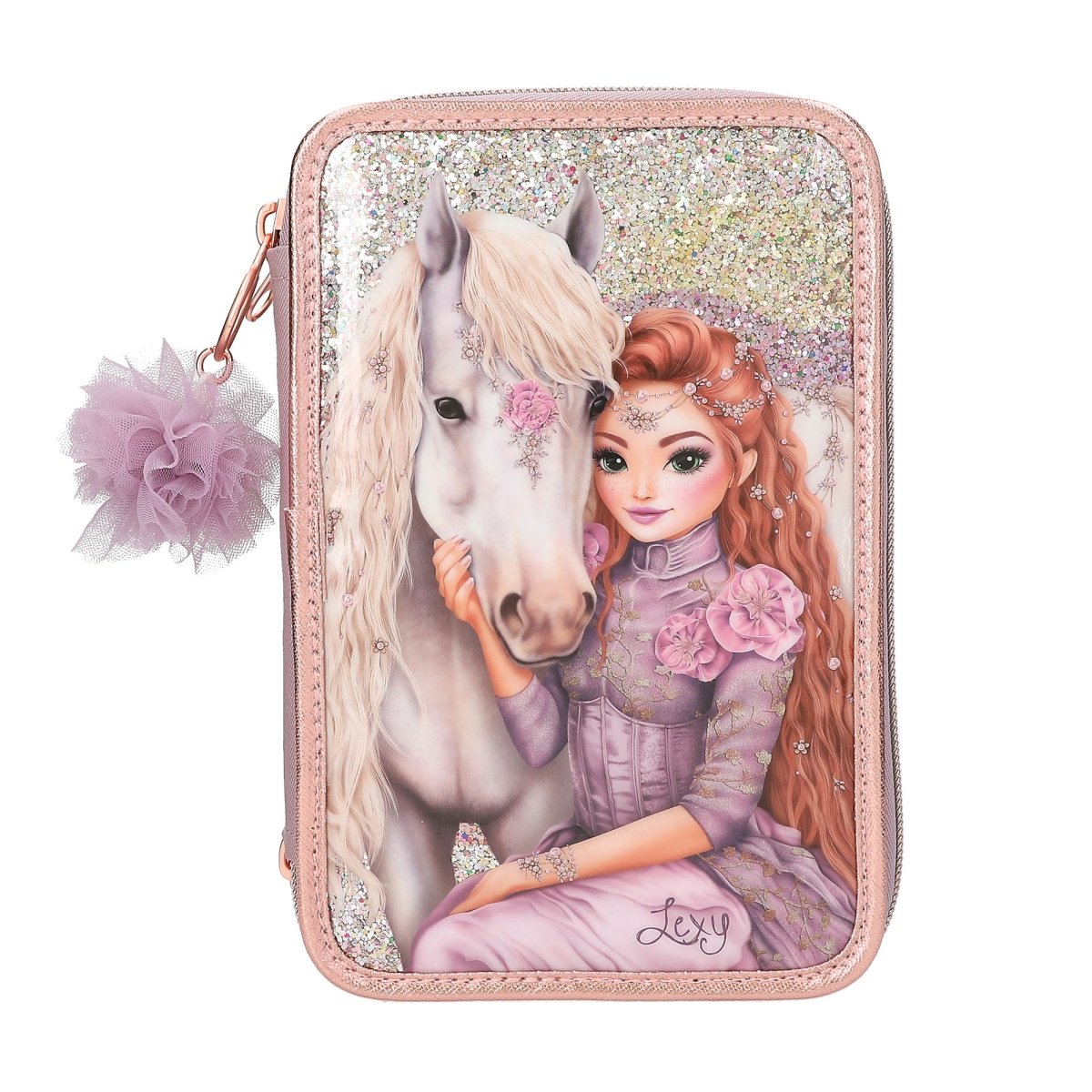 TOPModel Trippelpennal Viva Violet -  Pennal - Metall,Plast,Gummi