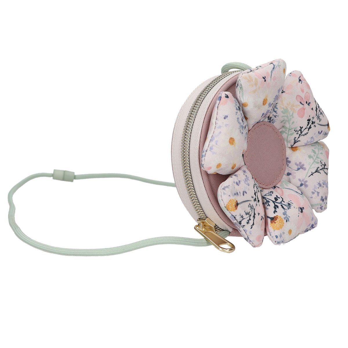 Topmodel - TOPModel Skulderveske SUMMER FEELING - Blomst - Soft Pink and Sage Green - 11x11x4 cm