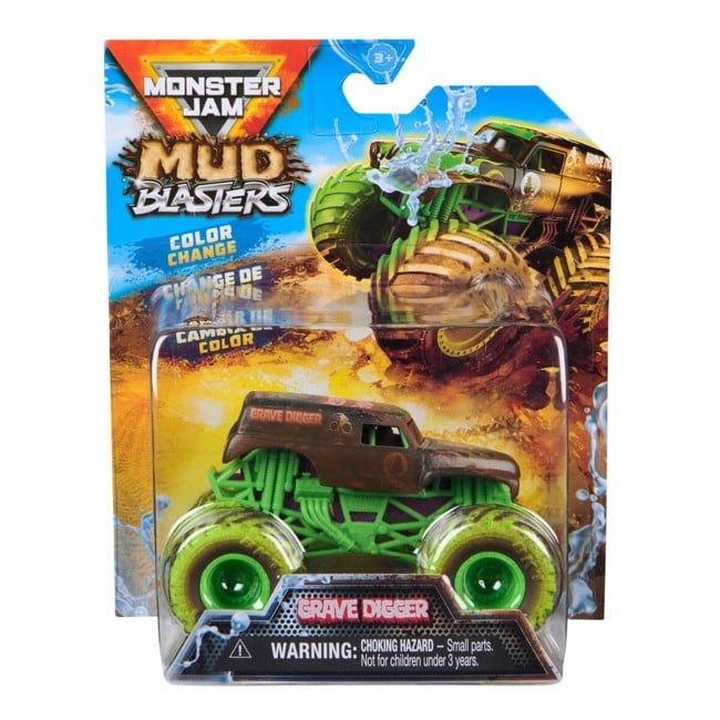 Monster Jam - 1:64 Mud Blasters - Grave Digger