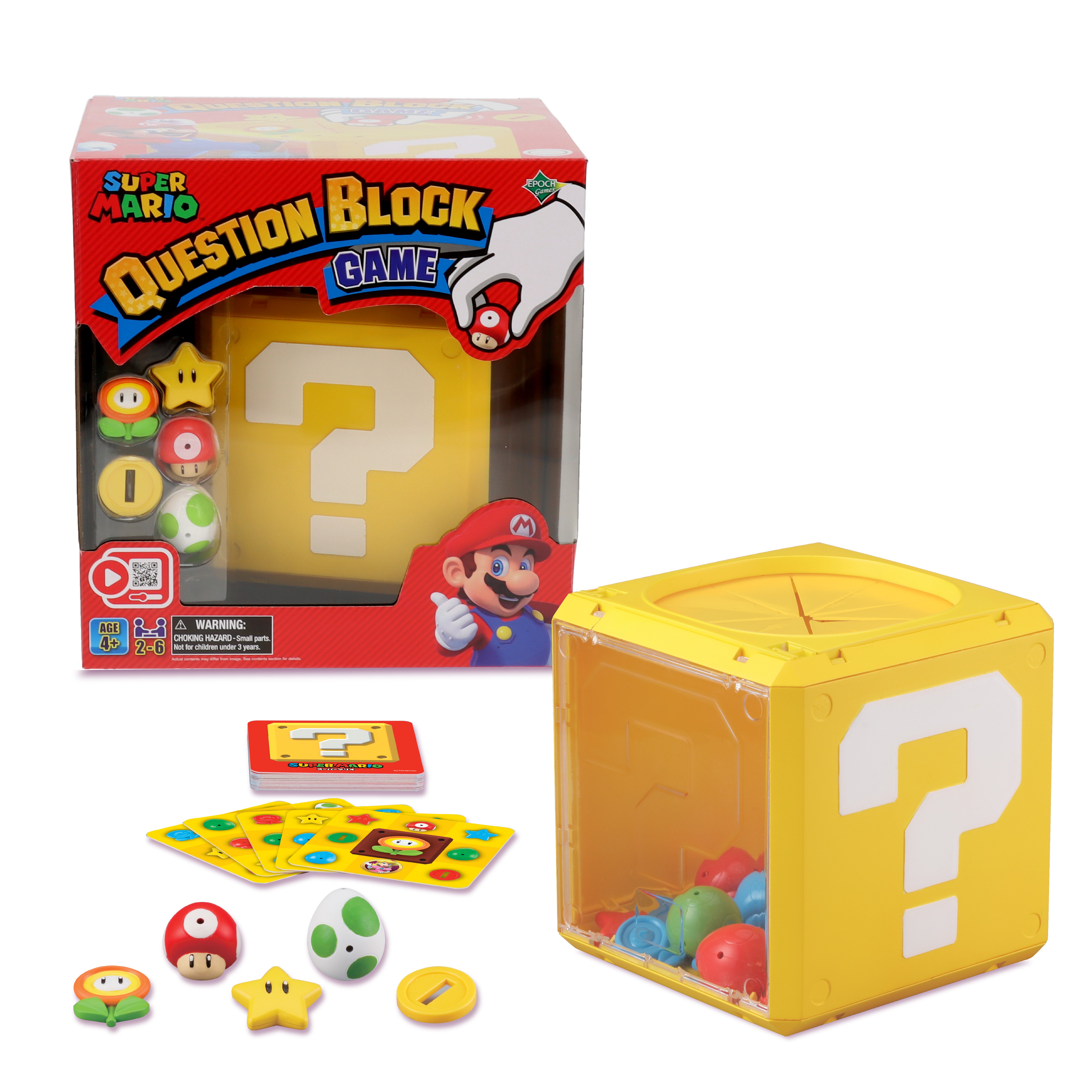 EPOCH Games Super Mario Question Block Game Spill -  Barnespill - Plast
