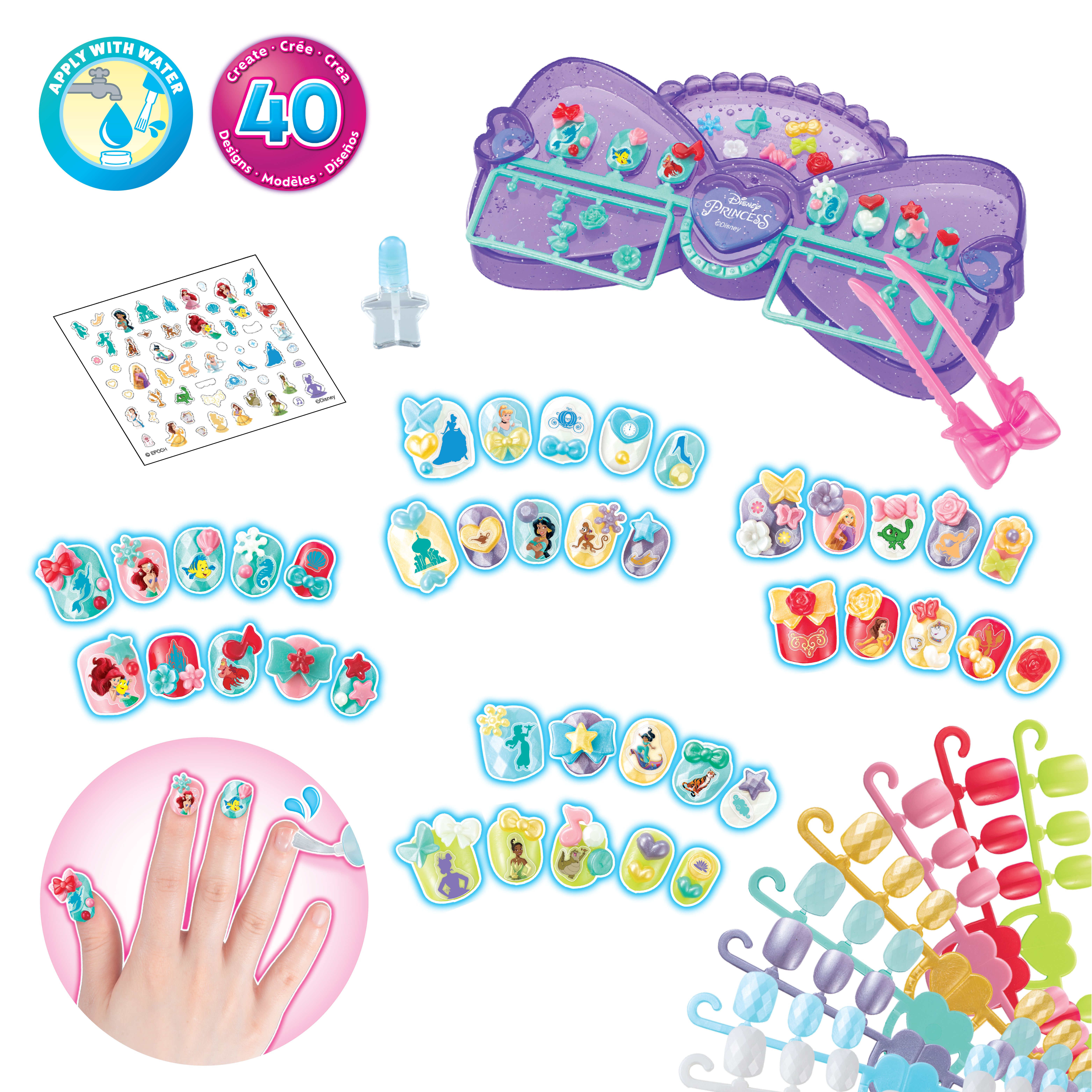 Aquabeads Nail studio Disney Prinsess