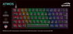 Speedlink - ATMOS RGB Rainbow Mechanical 60% Gaming Keyboard with brown switches, black - US layout thumbnail-2