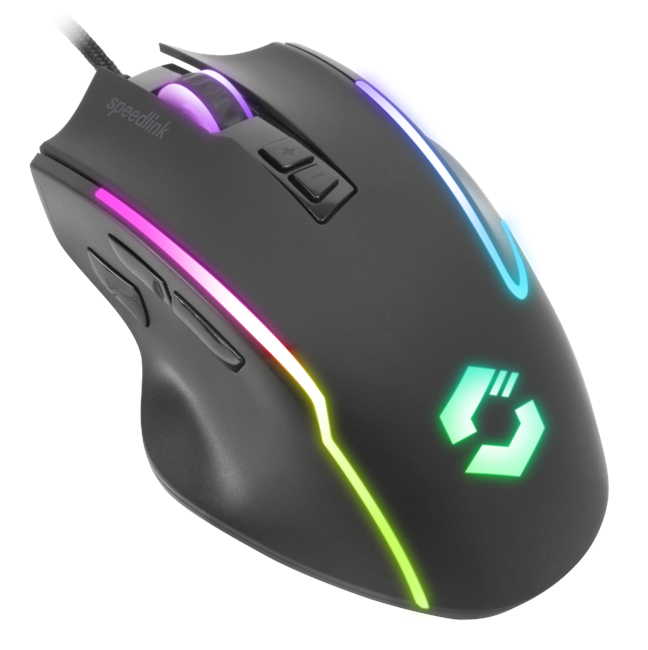 Speedlink - DECUS NX RGB Gaming Mouse, rubber-black