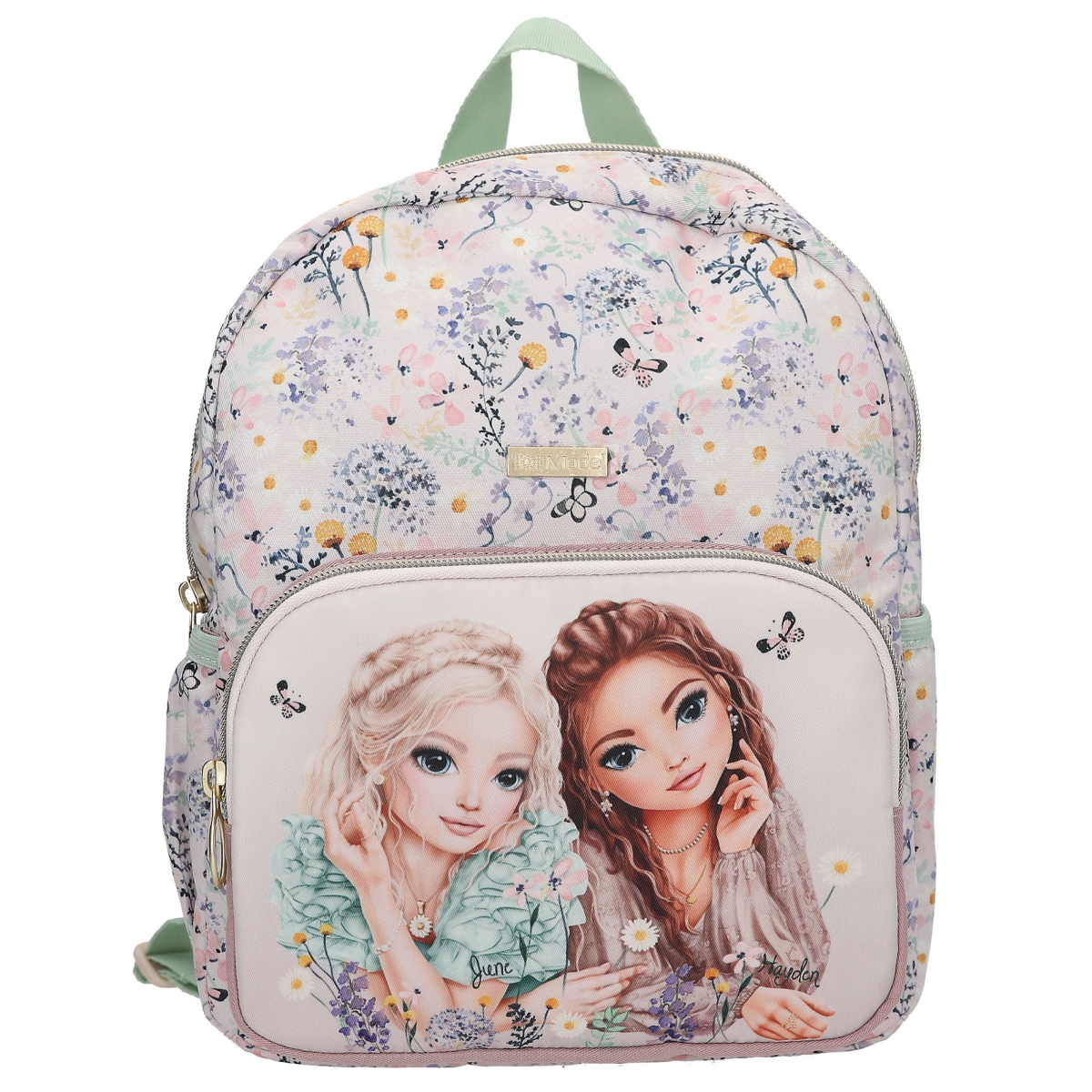 Topmodel - TOPModel Ryggsekk SUMMER FEELING - Pink and Sage Green - Small