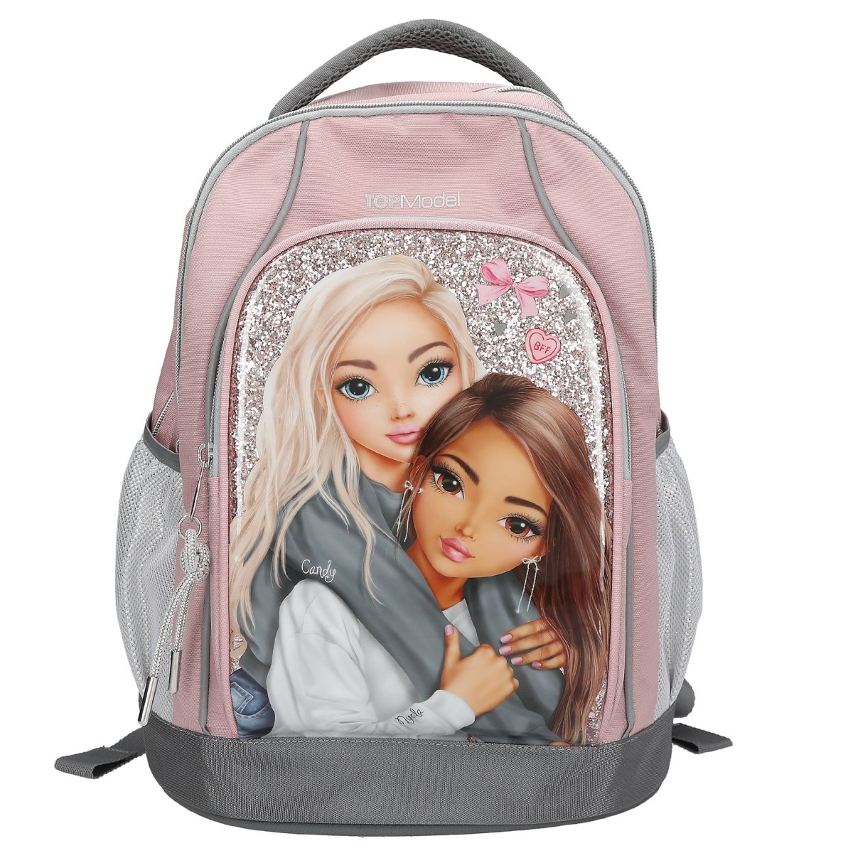 Topmodel - Skolesekk MY BFF - Pink and Grey - 40 x 30 x 19 cm