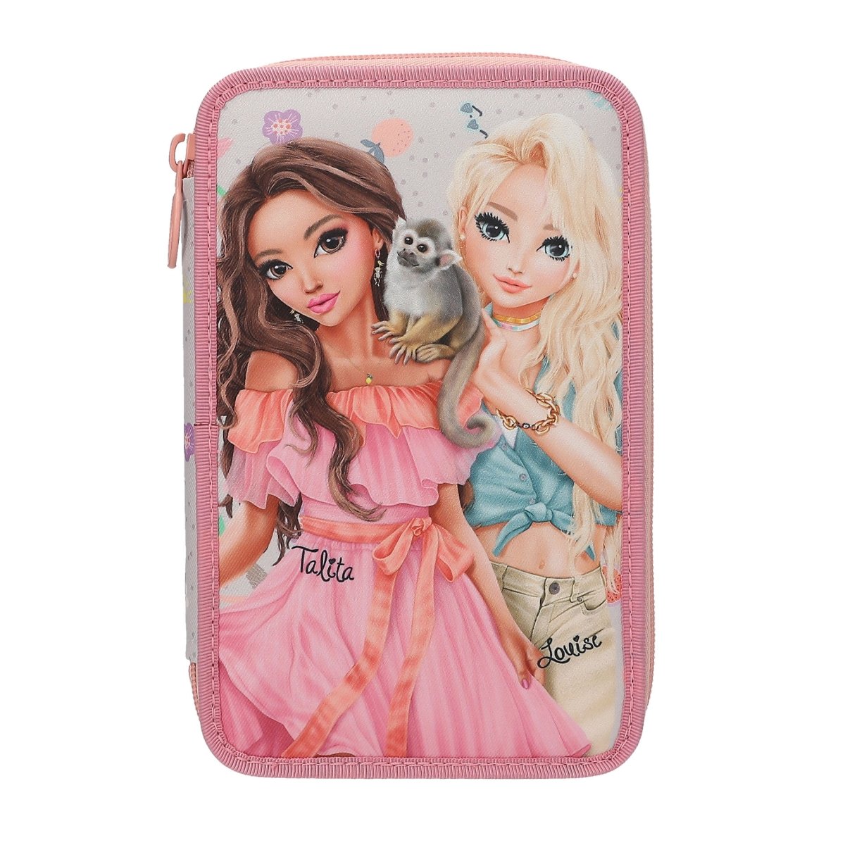 Topmodel - Trippel pennal JUICY - apricot, pink, yellow