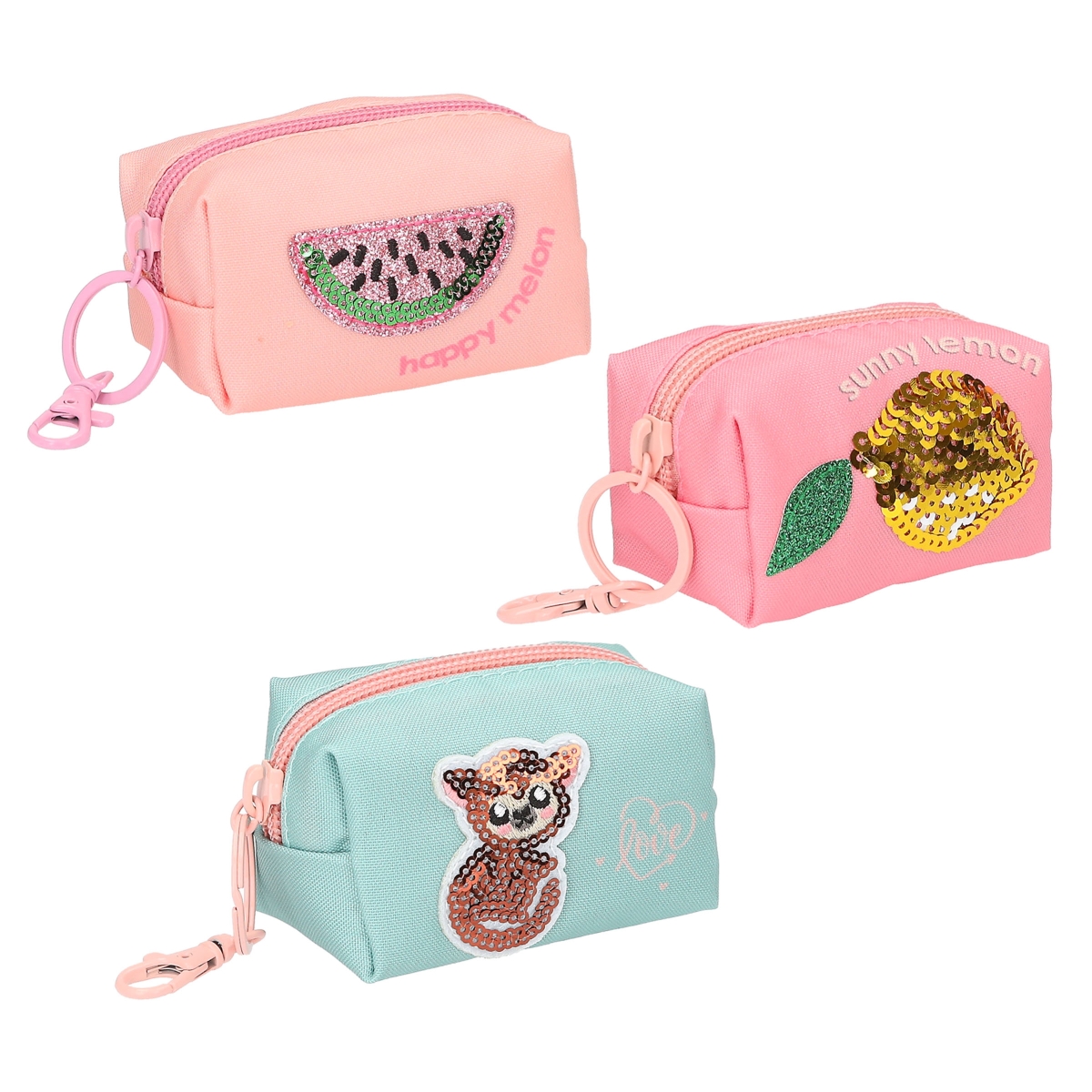Topmodel - Miniveske med karabinkrok - JUICY