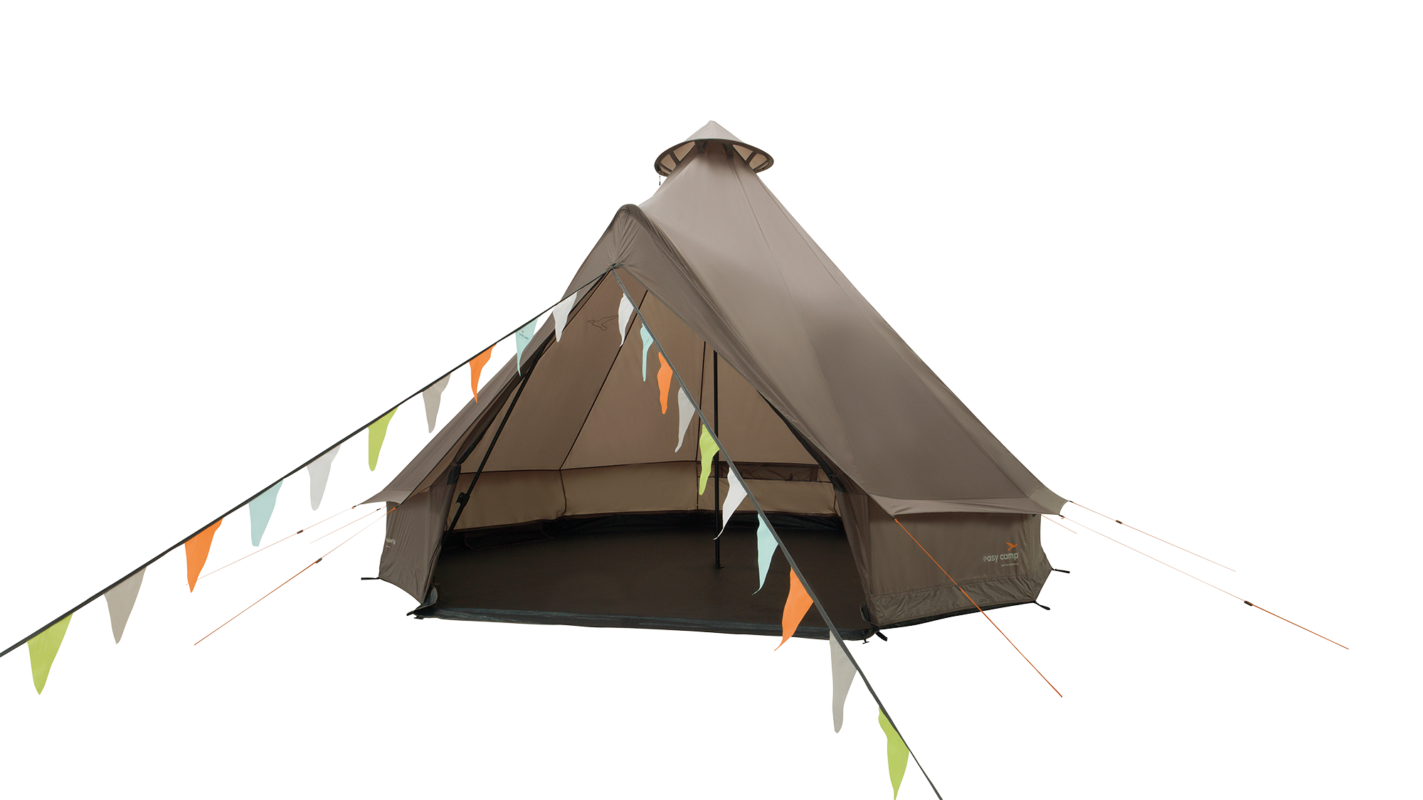 Easy Camp - Vaulen Tipi – 6 Personers Tipi Telt til Camping og Festival