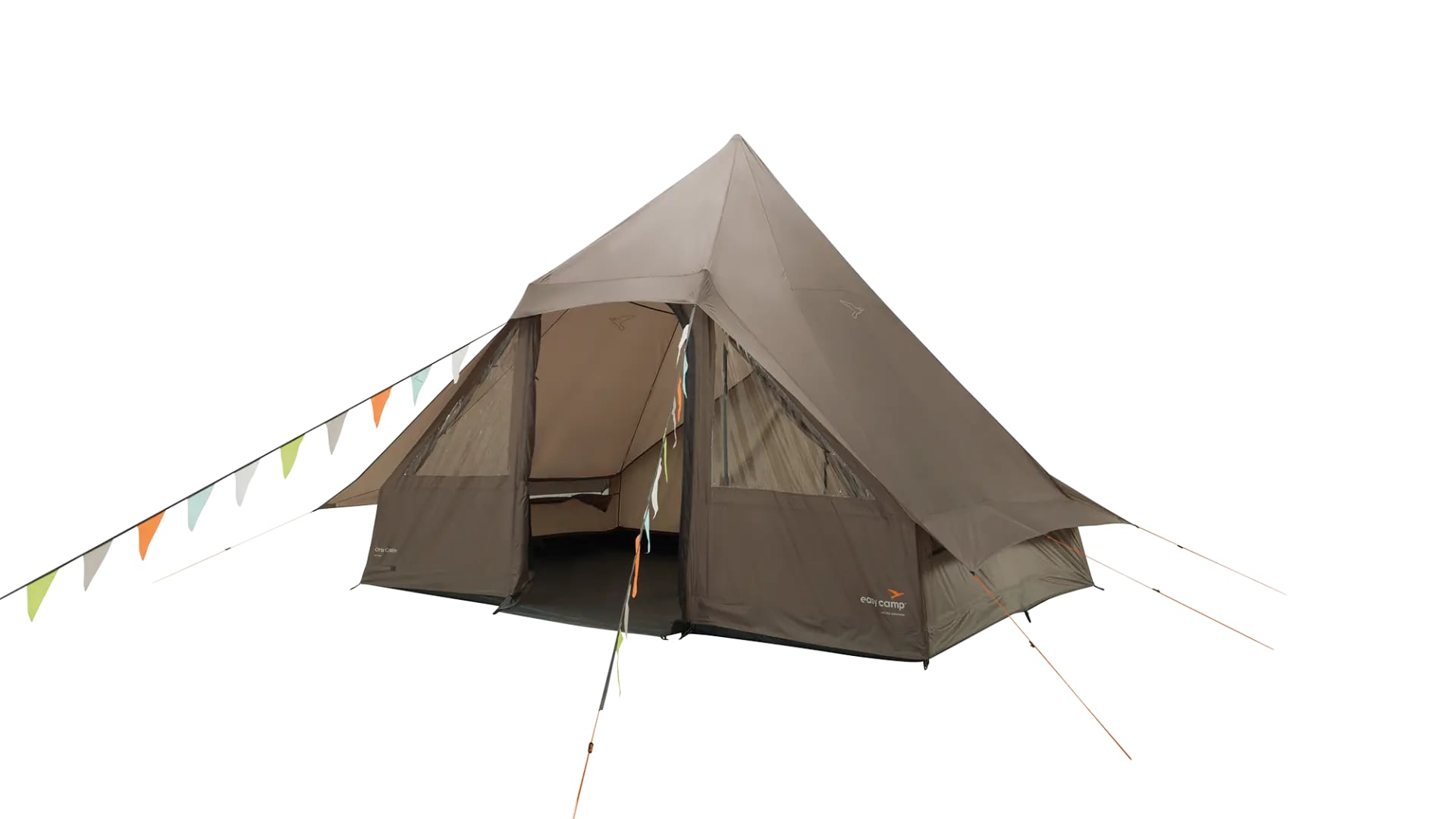 Easy Camp Orsa Cabin – 6 Personers Familietelt med Ståhøjde og Opdelt Soveområde