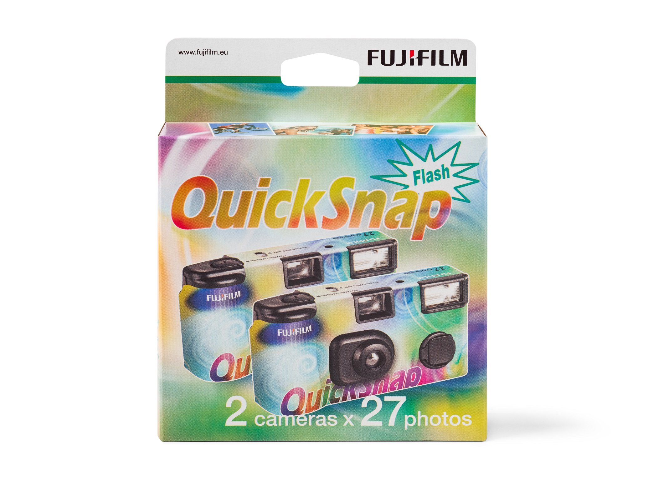 Fujifilm QuickSnap Flash Engangskamera 27 bilder 2-pk.