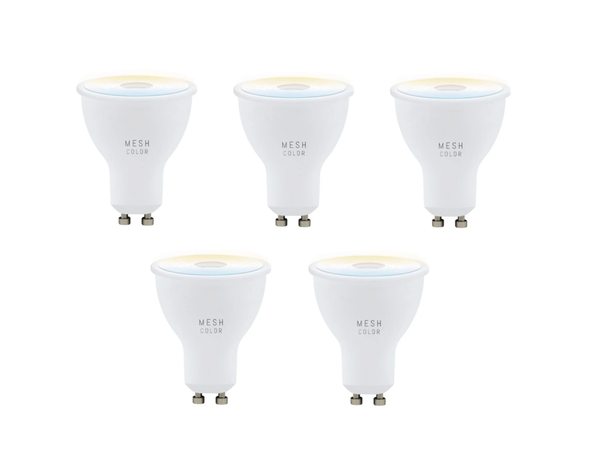 EGLO - 5x CONNECT-Z GU10 White Ambiance, Zigbee & Bluetooth - Bundle