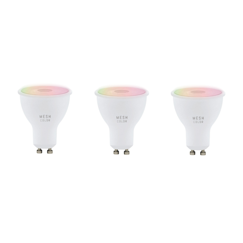 EGLO - 3x CONNECT-Z GU10 RGB + Justerbart Vitt Smarta Lampor – Zigbee & Bluetooth - Paket