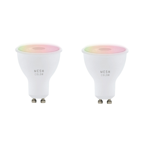 EGLO - 2x CONNECT-Z GU10 RGB + Justerbart Vitt Smarta Lampor – Zigbee & Bluetooth - Paket