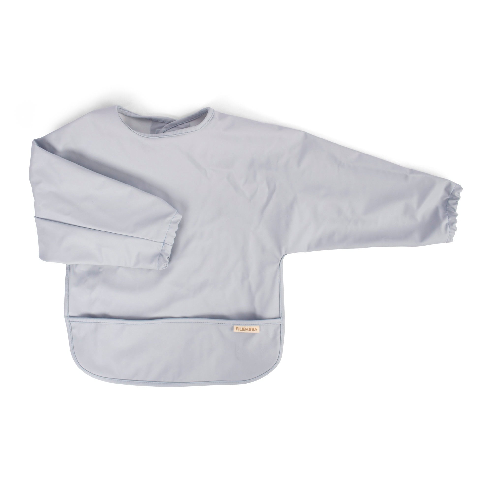 Filibabba - Hagesmæk med ærmer - Pearl Blue - 6-36 m
