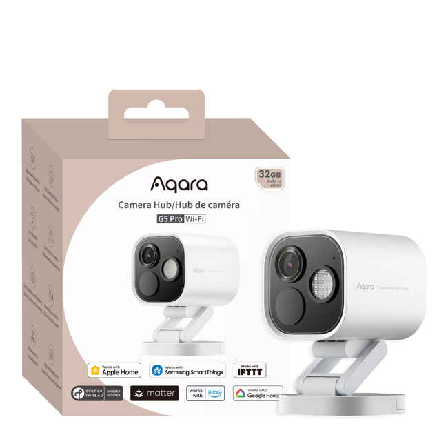 Aqara Surveillance Camera & Hub G5 Pro (Wi-Fi) – Smart Övervakning och Hub i Ett