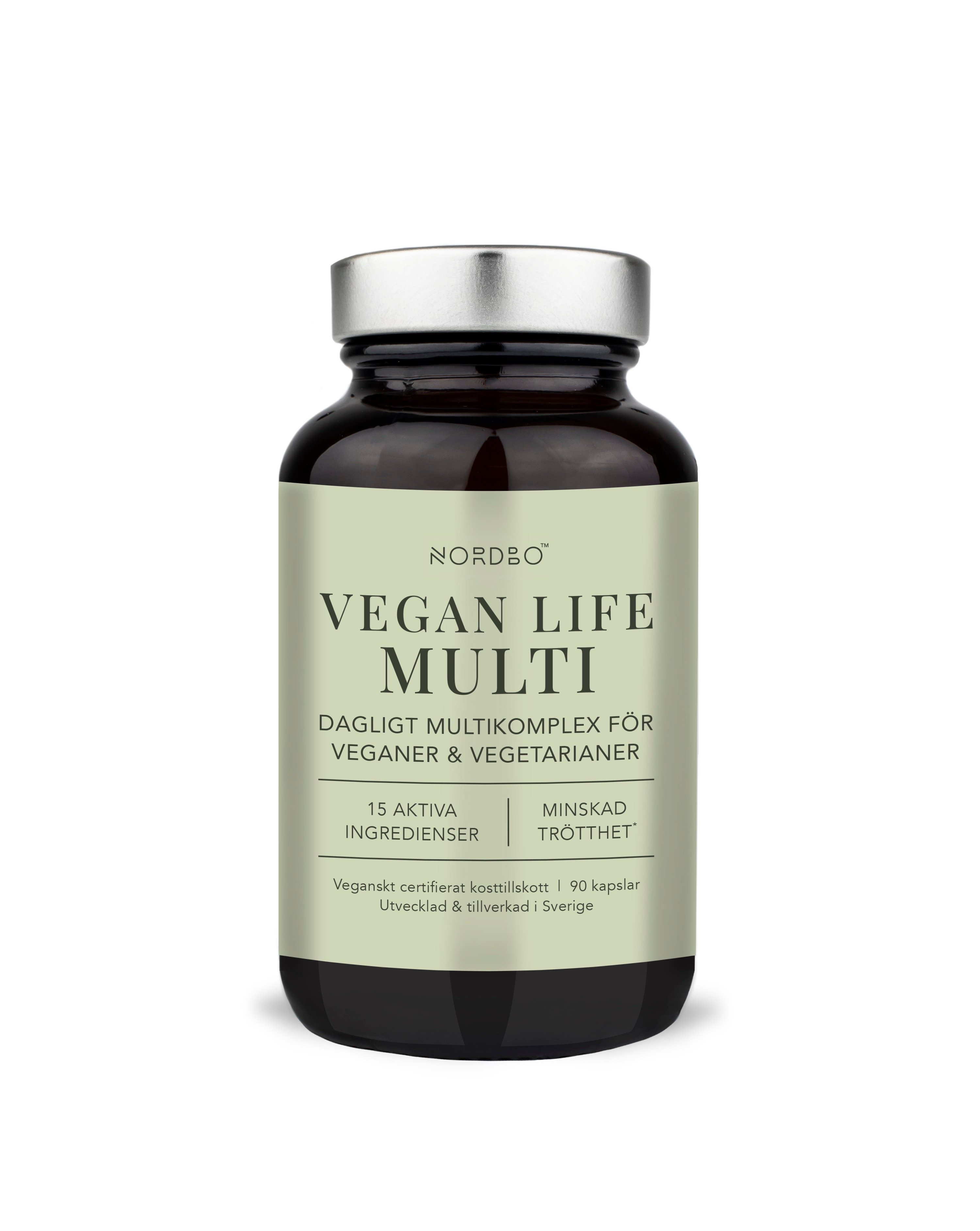 NORDBO - Vegan Life Multi - 90 kapsler