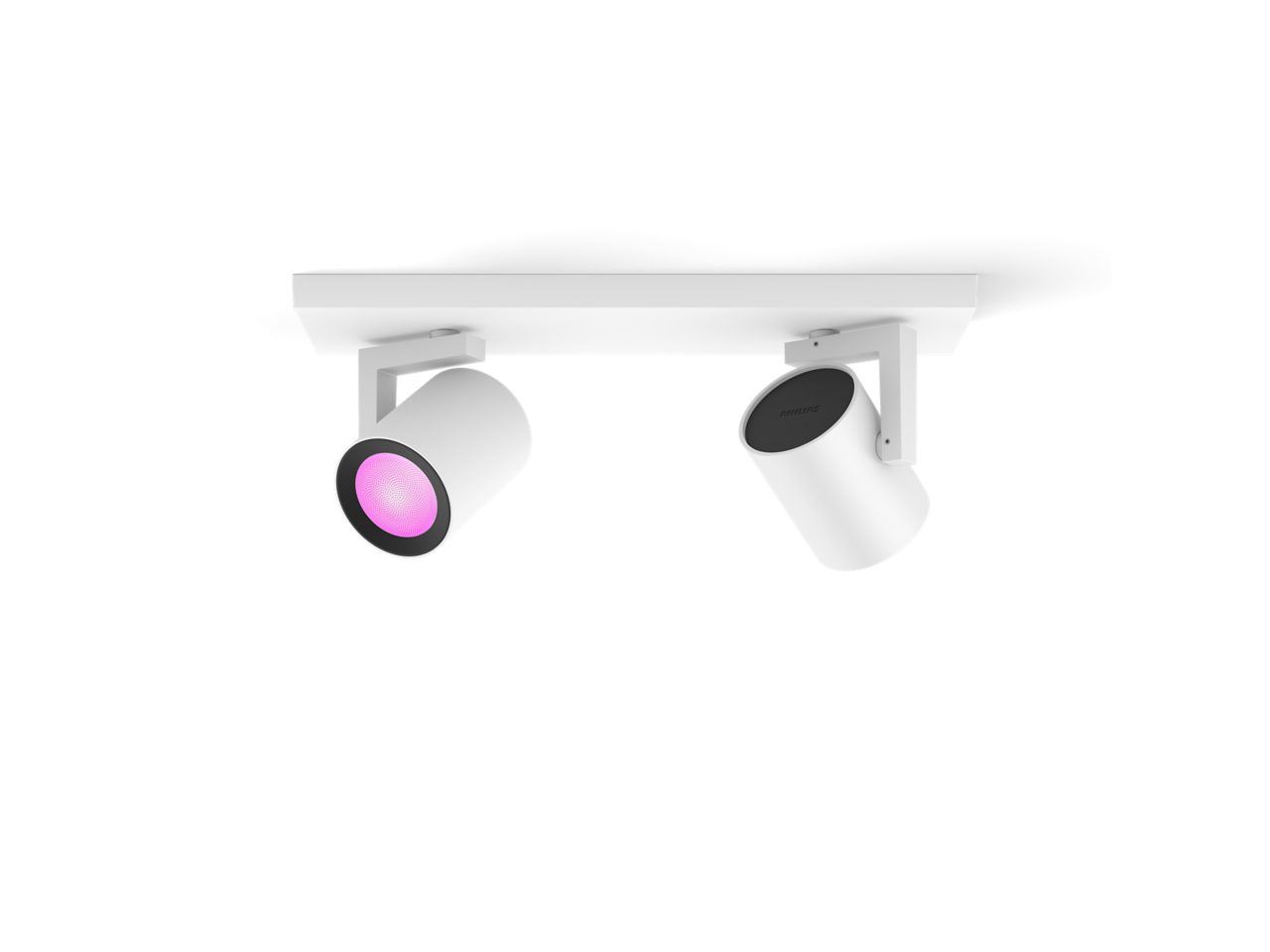 Philips Hue Argenta Plate/Spiral 2x5.7W - Hvit