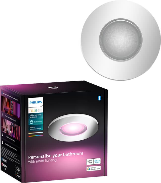 Philips Hue - Xamento Hue recessed chrome 1x4.2W