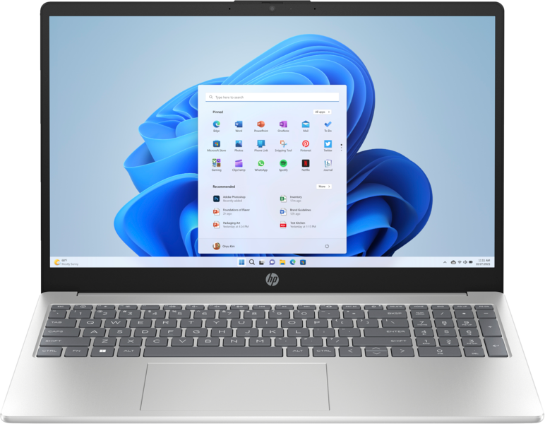HP - Laptop 15-fc0006no AMD Ryzen 5 7520U 15.6" FHD SVA 16GB 512GB UMA 3 Cells W11H