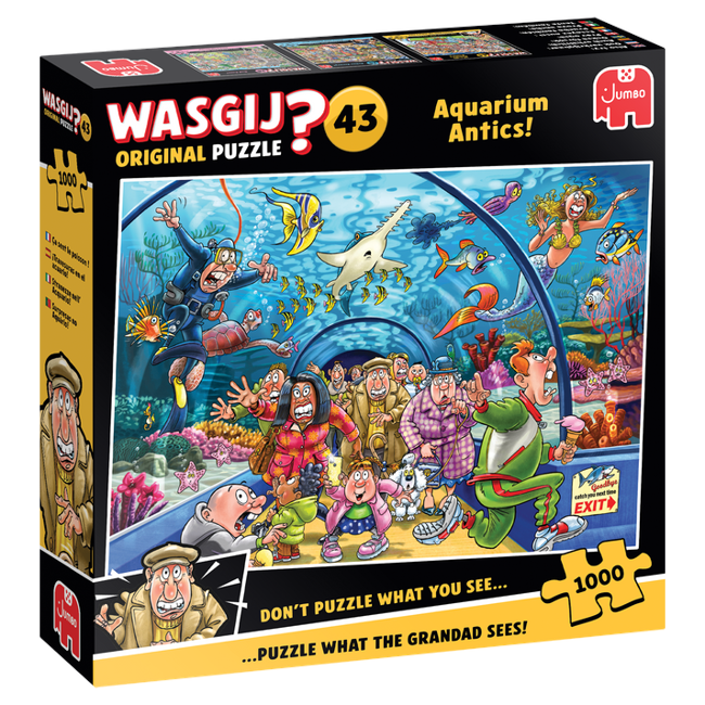 Wasgij - Original 43: Aquarium Antics (1000 pieces)