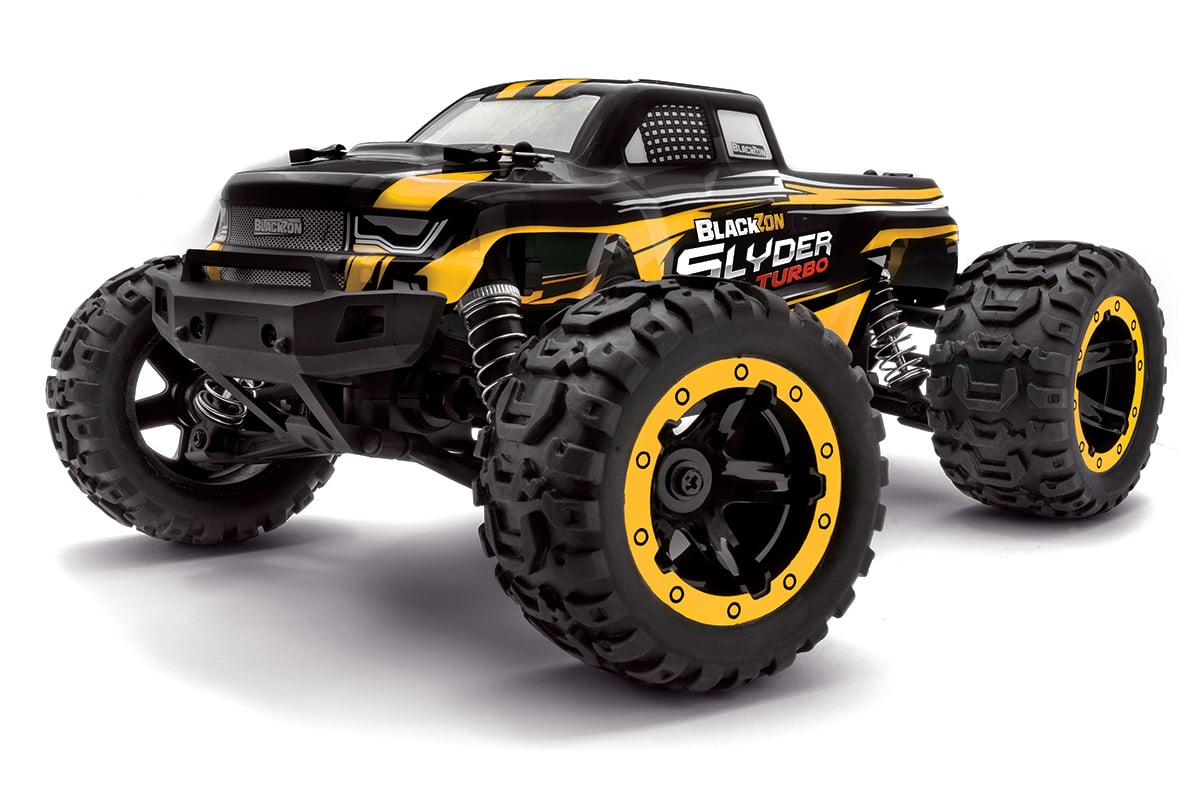 BLACKZON - Slyder MT Turbo 1/16 4WD 2S Brushless - Yellow (540213)
