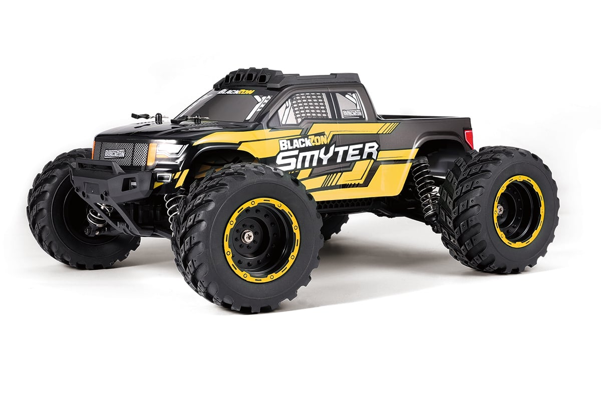 BLACKZON - Smyter MT 1/12 4WD Electric Monster Truck - Yellow (540225)