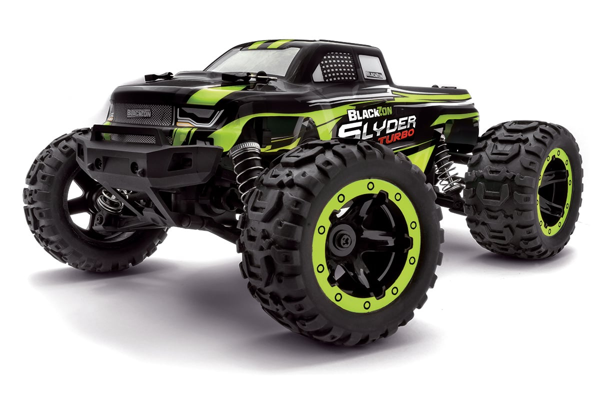 BLACKZON - Slyder MT Turbo 1/16 4WD 2S Brushless - Green (540208)