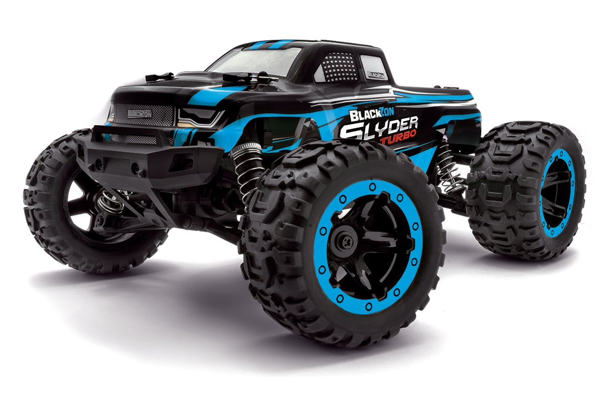BLACKZON - Slyder MT Turbo 1/16 4WD 2S Brushless - Blue (540209)