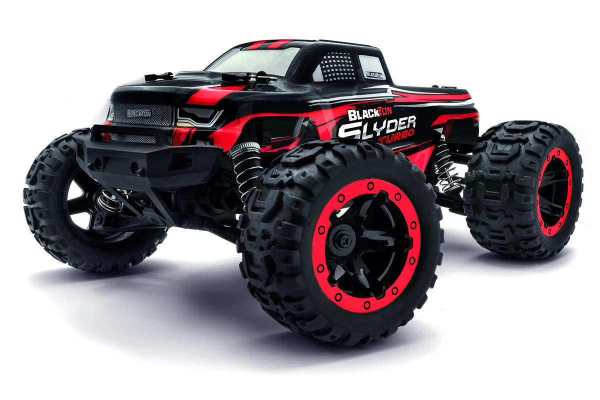 BLACKZON - Slyder MT Turbo 1/16 4WD 2S Brushless - Red (540211)