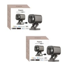 Aqara - 2x Camera Hub G5 Pro (PoE, Shadow Gray) - Bundle