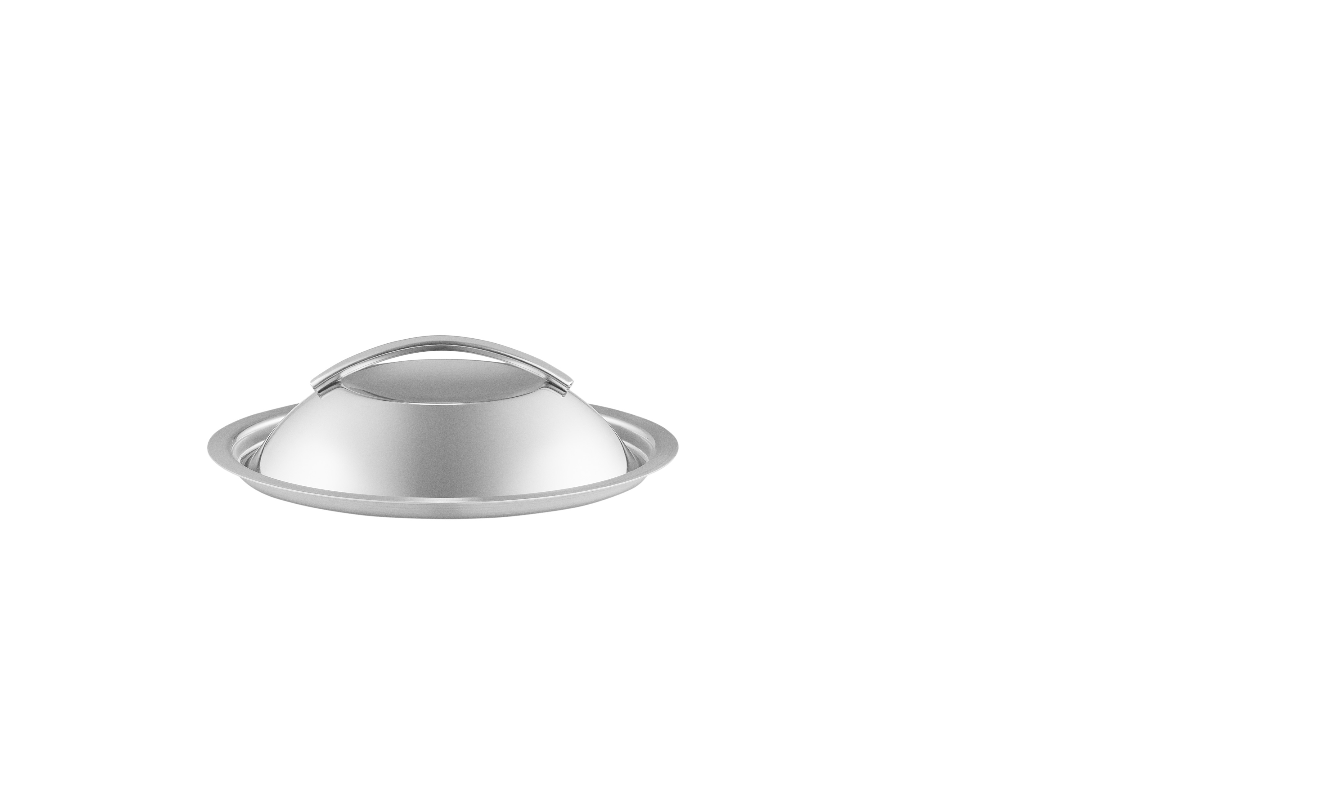 Eva Trio - Kuppellokk - Brushed steel - 16 cm