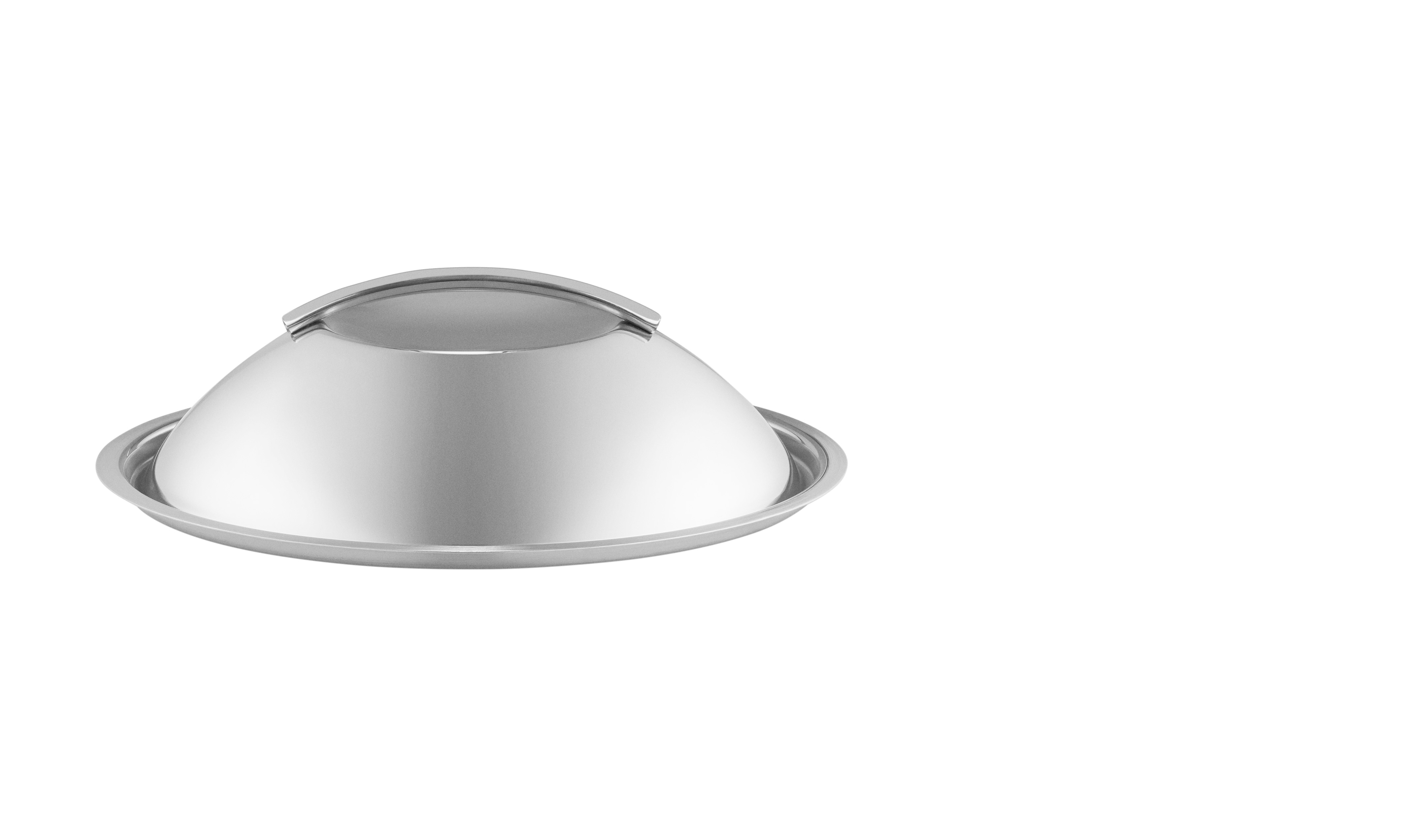 Eva Trio - Kuppellokk - Brushed steel - 24 cm