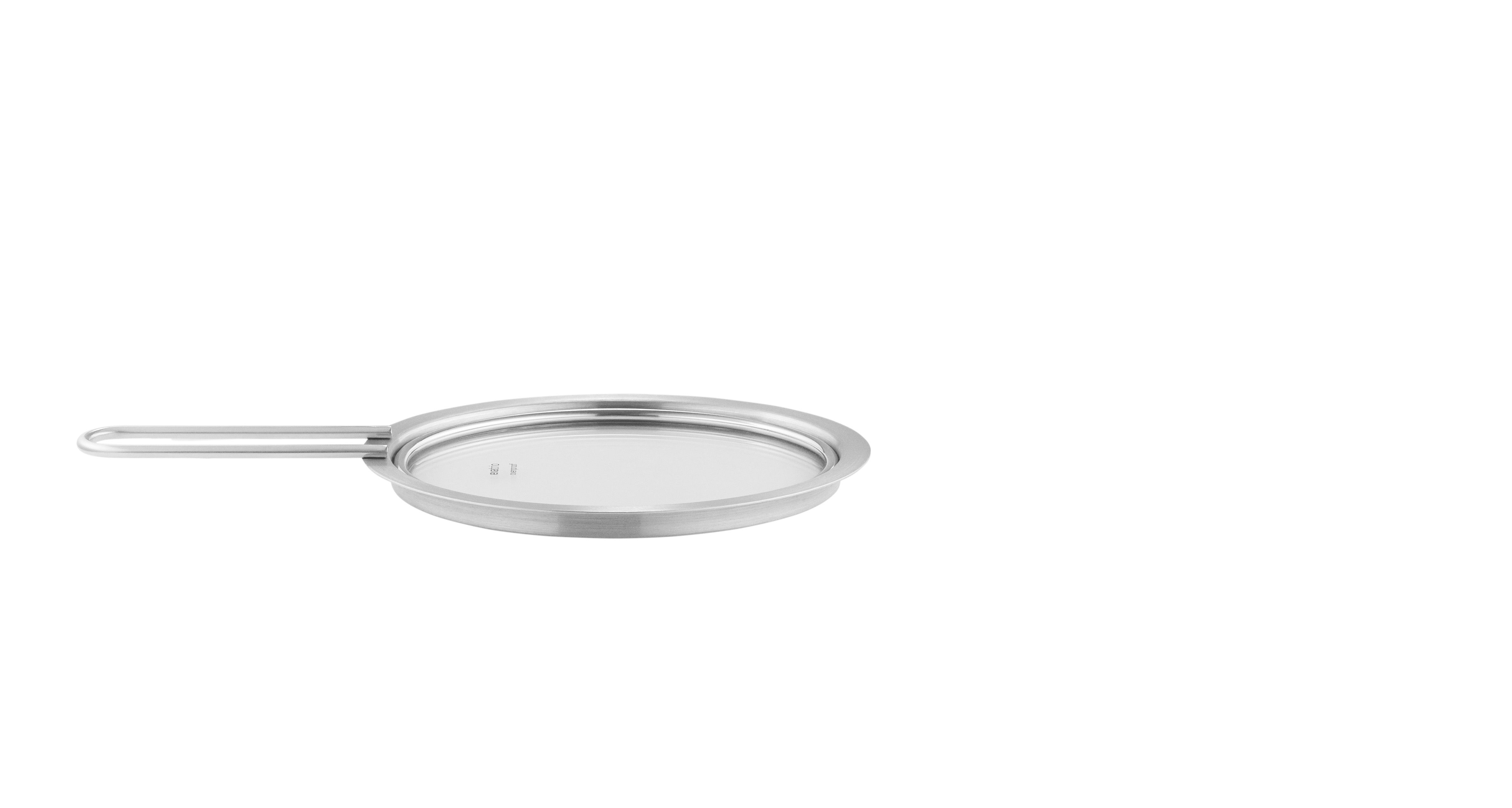 Eva Trio - Glasslokk 16 cm børstet stål