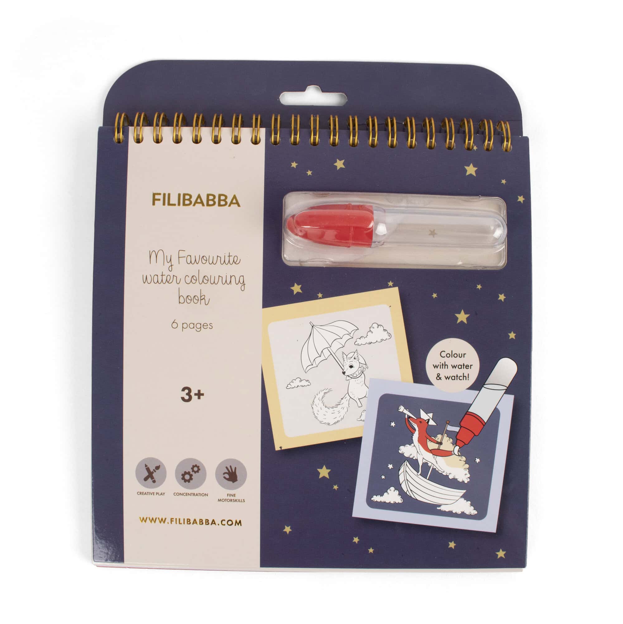 Filibabba - Dreamy Adventurers Vandmalebog - (FI-03832)