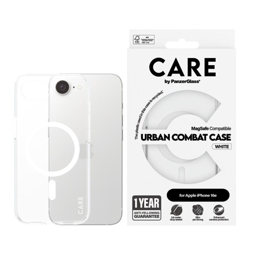 CARE by PanzerGlass- Case Transparent - MagSafe - iPhone 16e