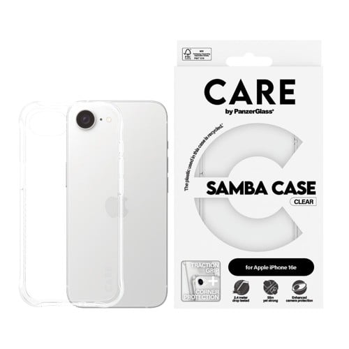 CARE by PanzerGlass - Case - Transparent - iPhone 16e