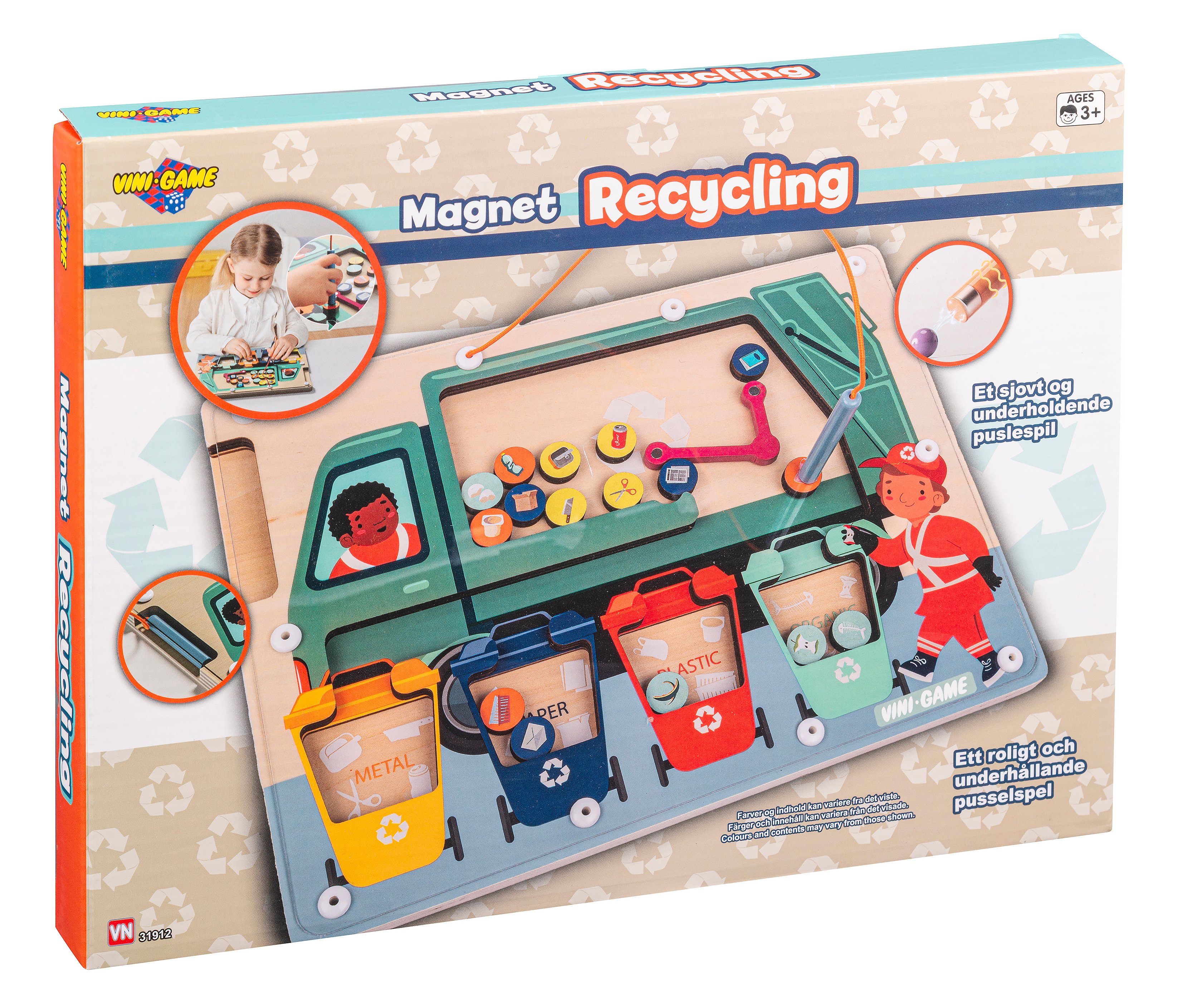Vini Games - Magnetic Waste Sorting Puzzle (31912)