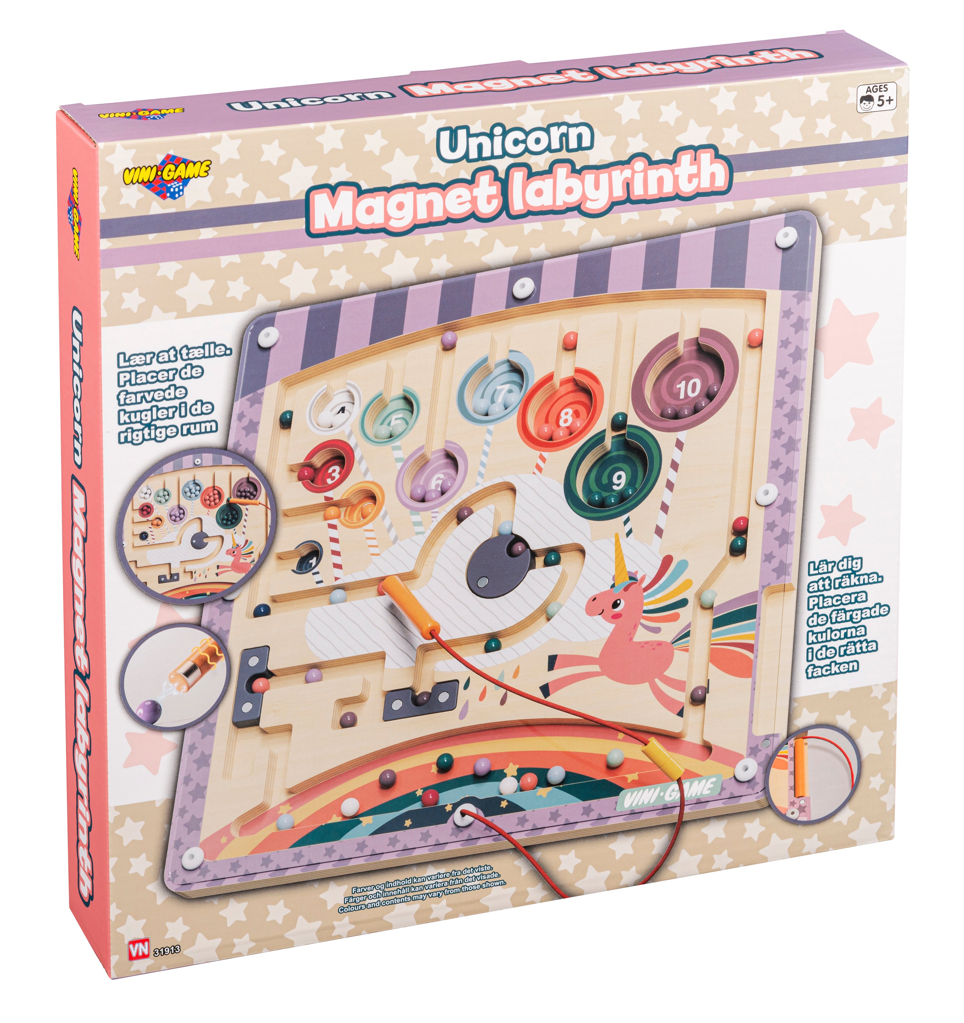 Vini Games - Unicorn Wood/Magnet Game (31913)
