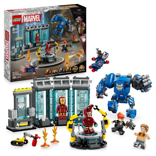 LEGO - Super Heroes - Iron Mans labb: Rustningarnas sal (76315)
