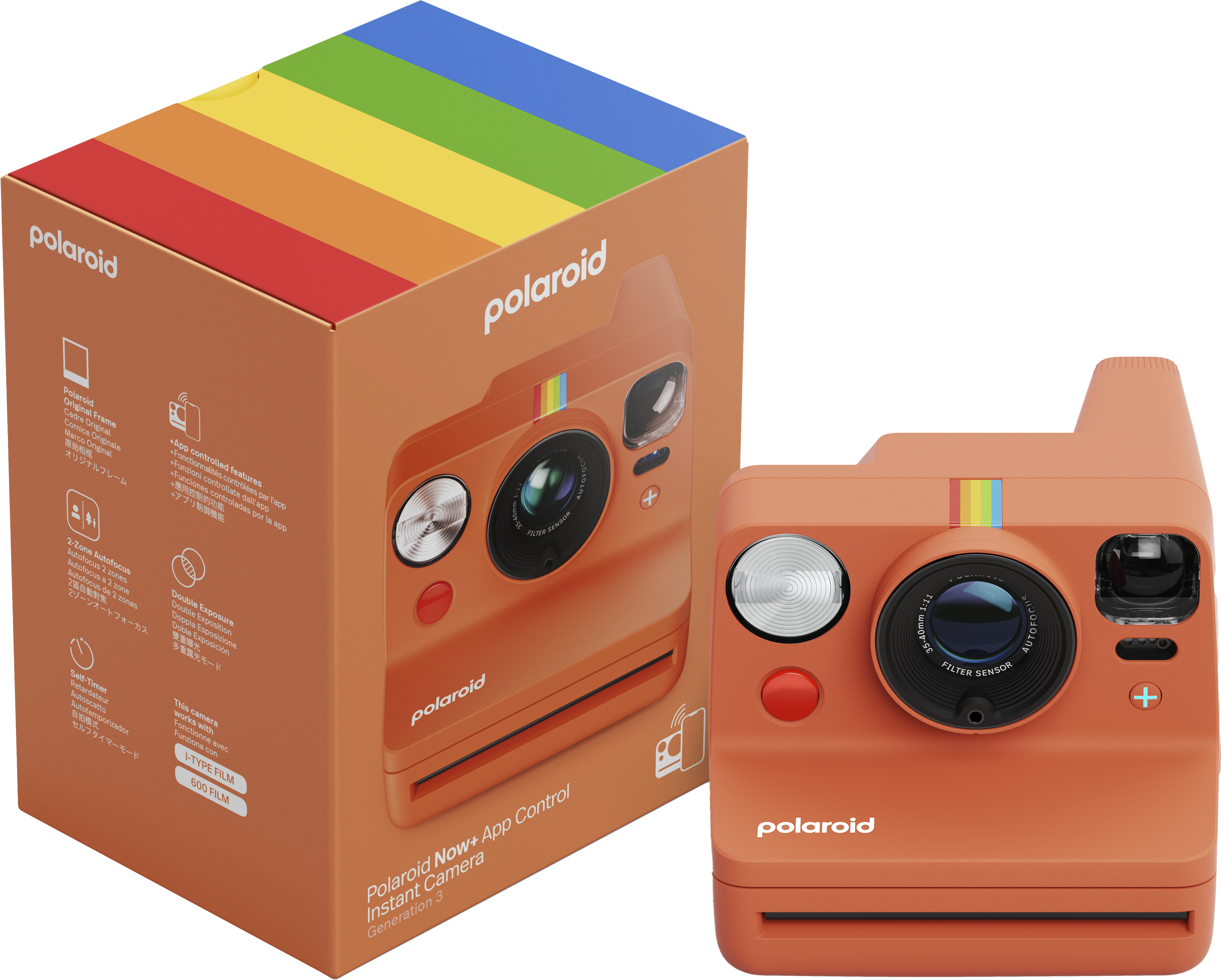 Polaroid Now+ Gen 3 - Coral