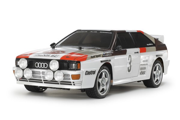 Tamiya - Audi Quattro A2 Radiostyrt Modellbil Elektrisk Motor 1:10 - (544116)