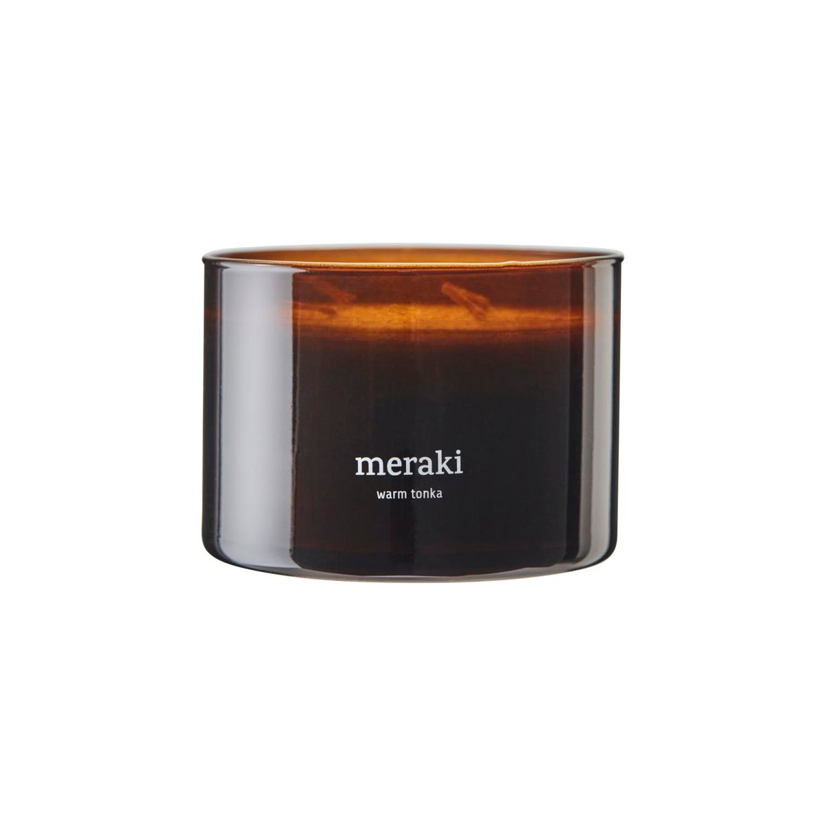 Meraki Meraki duftlys, 60 timer Warm tonka