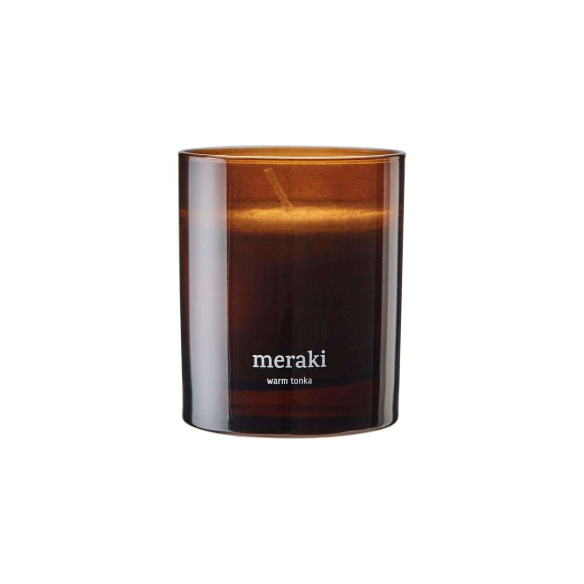 Meraki Meraki duftlys, 35 timer Warm tonka