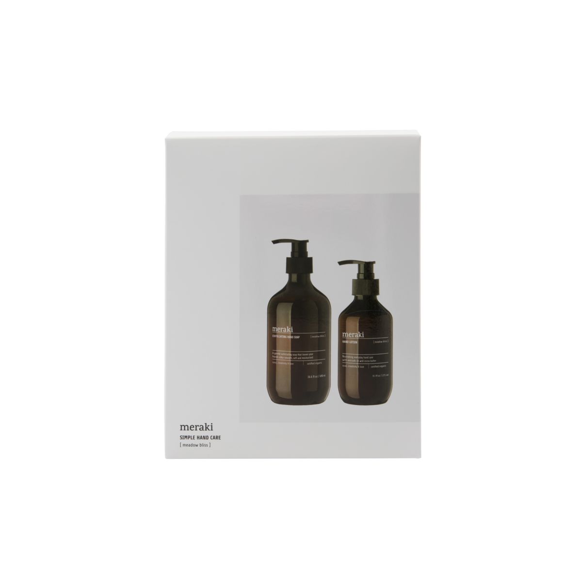 Meraki - Gaveeske, Meadow Bliss, Simply Hand Care - White - 15.5 cm x 7.5 cm x 19 cm