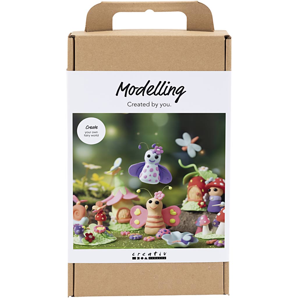 Creativ - DIY Kit Modellering, Fe, Pastellfarger, 1 pk - ()