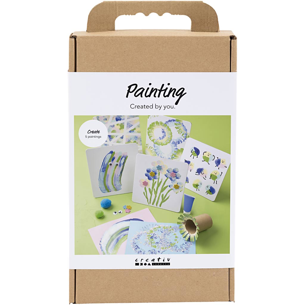 Creativ - DIY Kit Maling, Assorteret Farger, 1 pk.