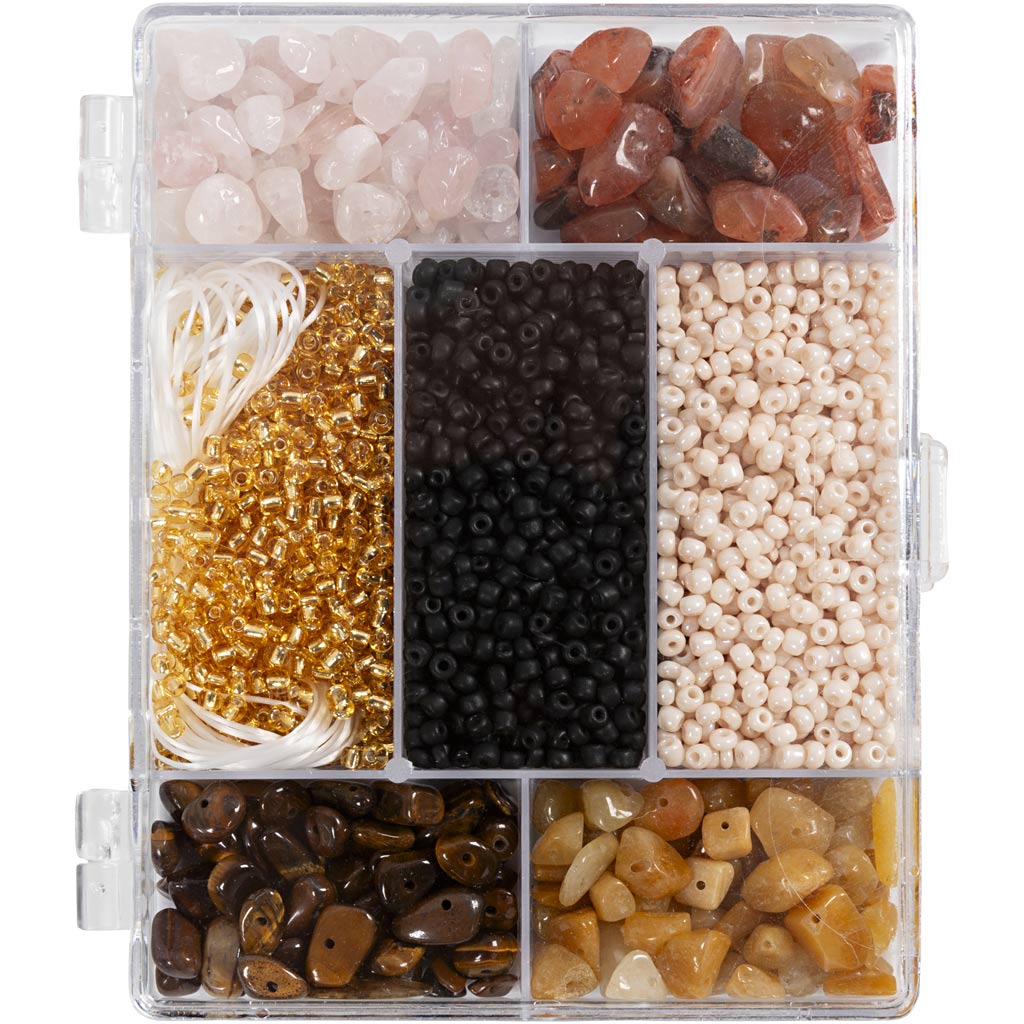 Creativ - DIY Mix Smykker - Krystaller - assorteret farger